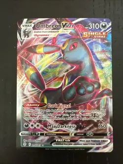 Pokemon Umbreon VMAX Holo Ultra Rare TCG Card Evolving Skies 095/203 Mint/NM - Image 1