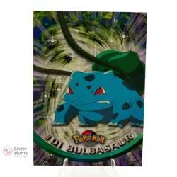 Pokemon Bulbasaur #1 Topps Trading Cards Series 1 LP Blue REG - Image 1