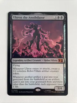 Ultron the Annihilator 668 Commander: Marvel - Foil - Magic: The Gathering - NM - Image 1