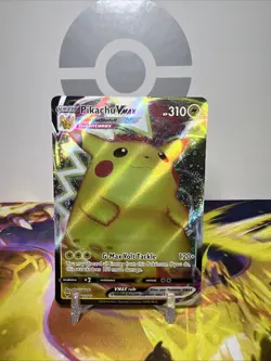 Pikachu VMAX 44/185 Vivid Voltage 2020 Full Art Ultra Rare NM Pokemon Card - Image 1