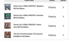 Secret Lair x Final Fantasy FOIL Frank Frazetta Second Exhibition MTG - Image 2