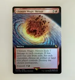 MTG: Ultimate Magic: Meteor (Extended Art) Commander: Final Fantasy Foil NM - Image 1