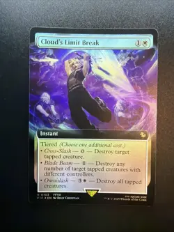 MTG Cloud's Limit Break (Extended Art Foil ) Commander Final Fantasy 103 NM - Image 1