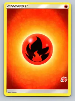 Fire Energy (#17 Charizard Stamped) Promo Battle Academy #17 tcg Pokemon Card NM - Image 1