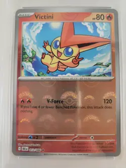 Pokemon Victini Blk Black Bolt 012 Poke Ball Reverse Holo PSA 9 - FREE SHIPPING - Image 3