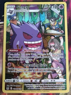The Pokemon Company Gengar TG06/TG30 SWSH11 Trainer Gallery Ultra Rare Holo EN - Image 1