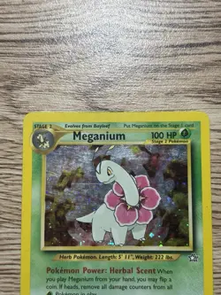 Meganium 10/111 Neo Genesis Holo Rare Holo Unlimited English Lightly Played - Image 5