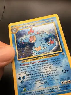 Pokemon TCG Feraligatr 5/111 Neo Genesis Holo Rare Unlimited Edition LP-MP - Image 2