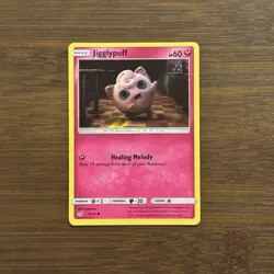 Jigglypuff 14/18 Holo Common Pokemon Card TCG Detective Pikachu - Image 1