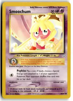 2001 Pokemon Neo Revelation Smoochum #54/64 - Image 1