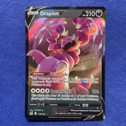 Drapion V 118/196 - Lost Origin - Pokemon TCG - Ultra Rare Holo - NM - Image 1