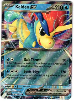 Keldeo EX Holo 30/86 Pokemon SV: White Flare - Image 1