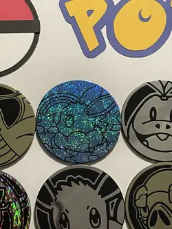 Pokemon Coins Lot Of 35 - NO DUPLICATES - 24 LG, 6 MED, 5 SM - NO DUPES (LOT #4) - Image 5