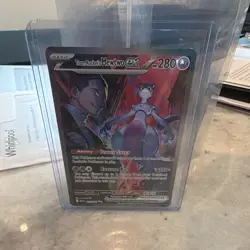 Team Rocket's Mewtwo ex 231/182 SV10 Destined Rivals SIR Full Art Holo - Image 2