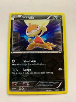 Next Destinies Pokemon TCG Scraggy 73/99 Reverse Holo - Image 1