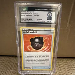 CGC Graded WR 2022 Pokemon Astral Radiance Hisuian Heavy Ball 146/189 German - Image 1