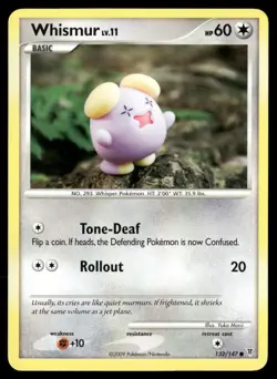 Whismur 132/147 Common Supreme Victors Pokemon LP - Image 1