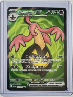 Pokemon TCG Gourgeist ex 102/086 Chaos Rising Ultra Rare Halo Full Art NM - Image 1