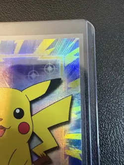 1999 Topps Pokemon TV Animation Edition Pikachu #25 rainbow foil holo - Image 3