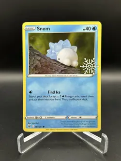 Pokemon TCG Snom 084/264 - Holiday Advent Calendar Holo - Snowflake Stamped - Image 1