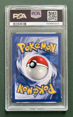 SWIRL Pokemon Alakazam 1/130 Base Set 2 Holo Psa 8 NM-MT - Image 2