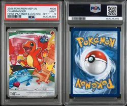 2026 Pokemon First Partner Charmander #038 PSA 9 Mint Illustration Series 1 - Image 3