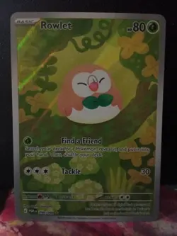Rowlet 090/088 Holo Illustration Rare Perfect Order Pokemon Near Mint - Image 1