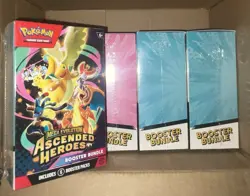 LOT OF 6 Pokemon Ascended Heroes Booster Bundle NEW SEALED IN HAND SHIPS FAST - Image 1