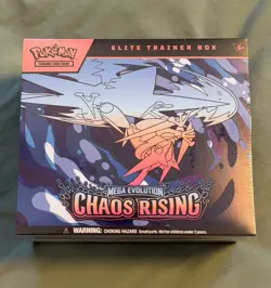 Pokemon Chaos Rising Elite Trainer Box Factory Sealed ETB - Image 1