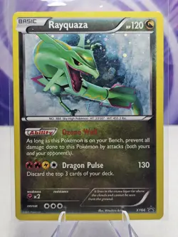 2015 Pokemon TCG Rayquaza XY64 Black Star Promo Holo - Image 1