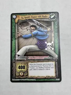 One Piece Collectible Card Game PR-012 Johnny The Bounty Hunter With Shades - Image 1