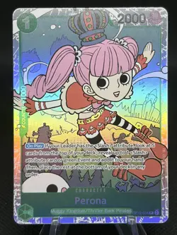 Perona OP12-034 Super Rare Legacy of the Master One Piece NM - Image 1