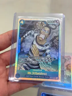 Lot of 4 - One Piece TCG Mr.3 (Galdino) OP16-056 EN Blue Foil - Image 2