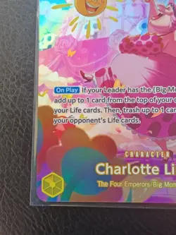 Charlotte Linlin (SP) OP03-114 Super Rare Wings of the Captain One Piece CCG NM - Image 5