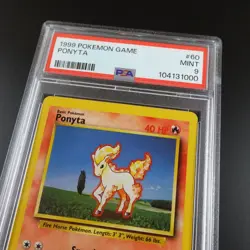 PSA 9 Ponyta 60/102 Pokemon Base Set 1999 Non Holo Graded Card - Image 2