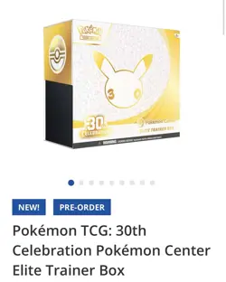 Pokemon Center 30th Anniversary ETB Elite Trainer Box New CONFIRMED PRESALE - Image 1