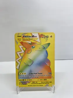 Pikachu VMAX HP310 Metal Pokemon Card-Collectible Gift Display. - Image 1