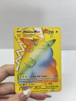 Pikachu VMAX HP310 Metal Pokemon Card-Collectible Gift Display. - Image 3