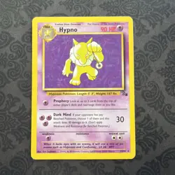 Hypno 23/62 Rare Pokemon 1999 Fossil - Image 1
