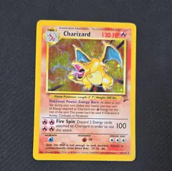 Charizard Base Set 2 Holo Rare 004/130 120 HP Pokemon Card 1999 - Image 1