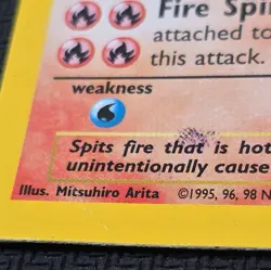 Charizard Base Set 2 Holo Rare 004/130 120 HP Pokemon Card 1999 - Image 4
