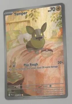 Yamper 099/094 Me02: Phantasmal Flames Holo Pokemon Single - Image 3