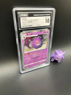 CGC GEM MINT 10 Gengar 025/060 Sword Holo JP 2019 - Image 1