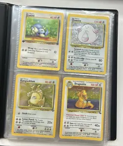 Vintage Pokemon Card Lot Binder Collection - Shadowless/ Base Set - Image 1