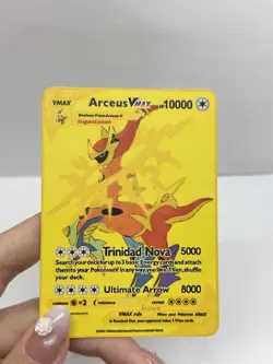 Arceus VMAX HP10000 Metal Card-Collectible Gift Display. - Image 1