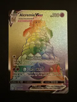Alcremie VMAX 073/072 Shining Fates Secret Rare Holo Vmax HP310 Pokemon TCG - Image 1