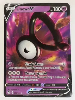 Pokemon: Unown V #065/195 - Silver Tempest NM - Image 1
