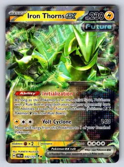 Iron Thorns ex 032/131 Holo Double Rare SV: Prismatic Evolutions Pokemon TCG NM - Image 1