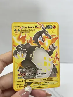 Charizard VMAX HP330 Metal Pokemon Card-Collectible Gift Display. - Image 3