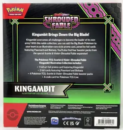 Pokemon TCG: Scarlet & Violet - Shrouded Fable Kingambit Illustration Collection - Image 3